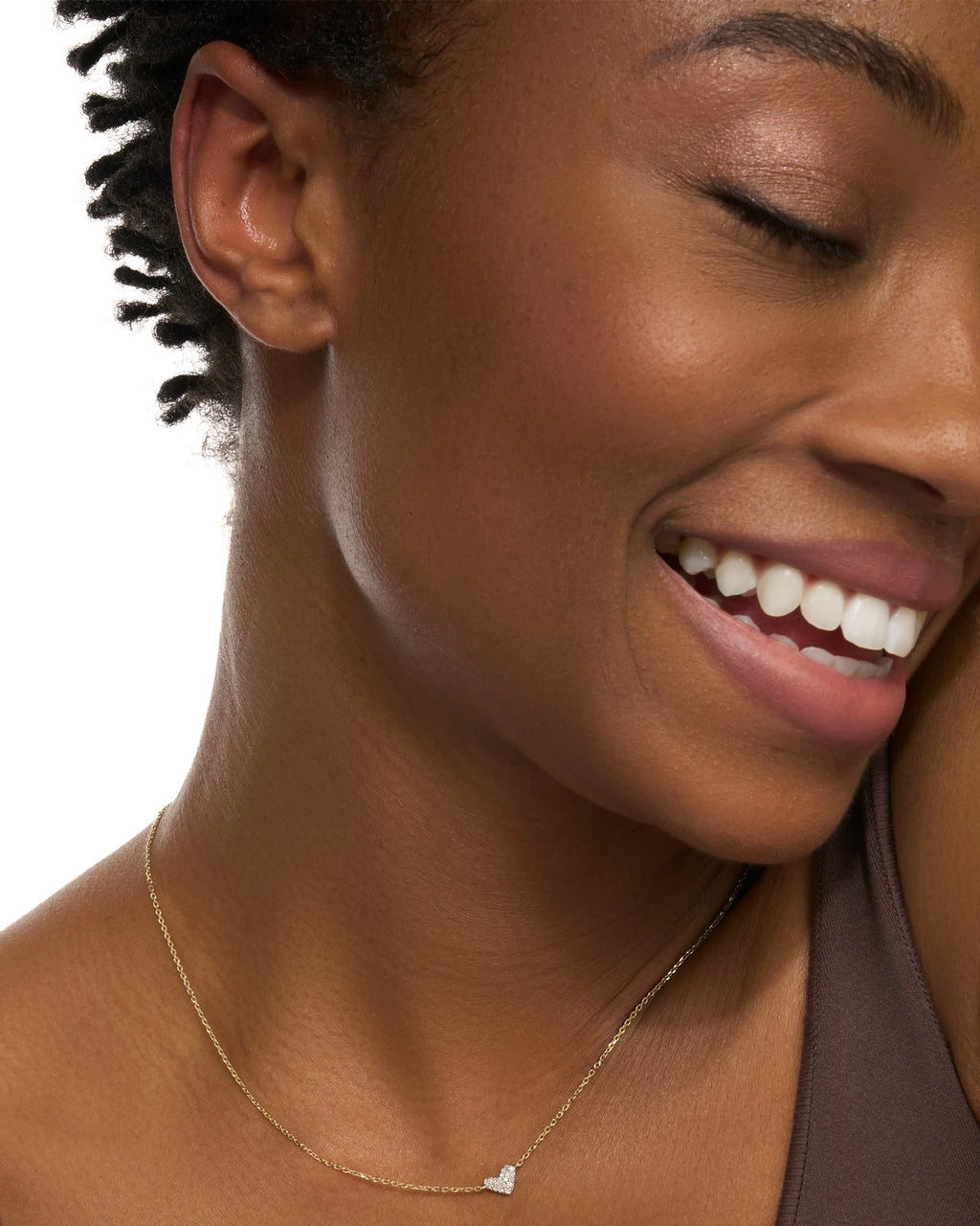 KS 14K Heart Necklace