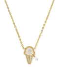 KS Ice Cream Short Pendant Necklace