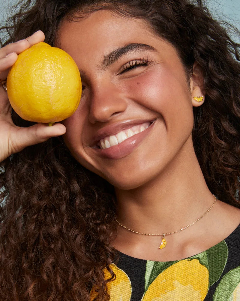 KS Lemon Pendant Necklace