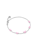 KS Lillia Butterfly Enamel Delicate Chain Bracelet