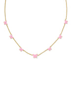KS Lillia Butterfly Enamel Strand Necklace