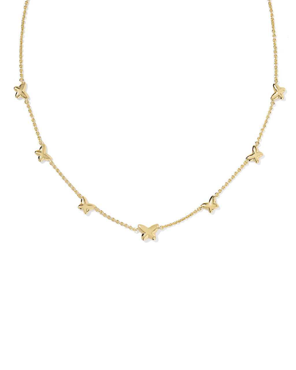 KS Lillia Butterfly Enamel Strand Necklace