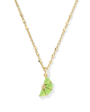 KS Lime Short Pendant Necklace