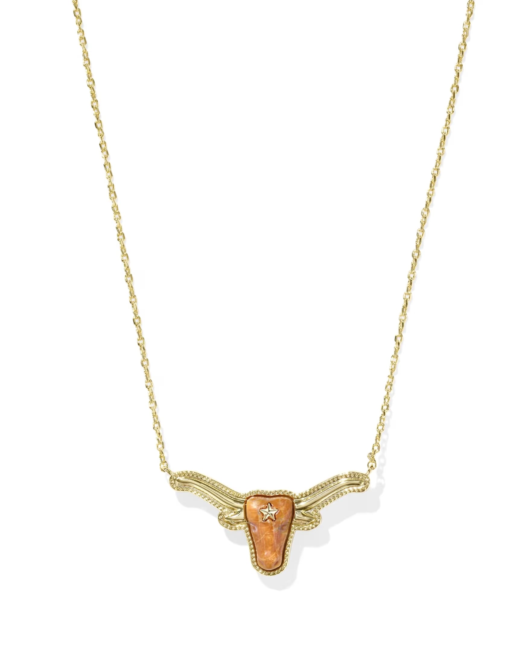 KS Longhorn Short Pendant Necklace