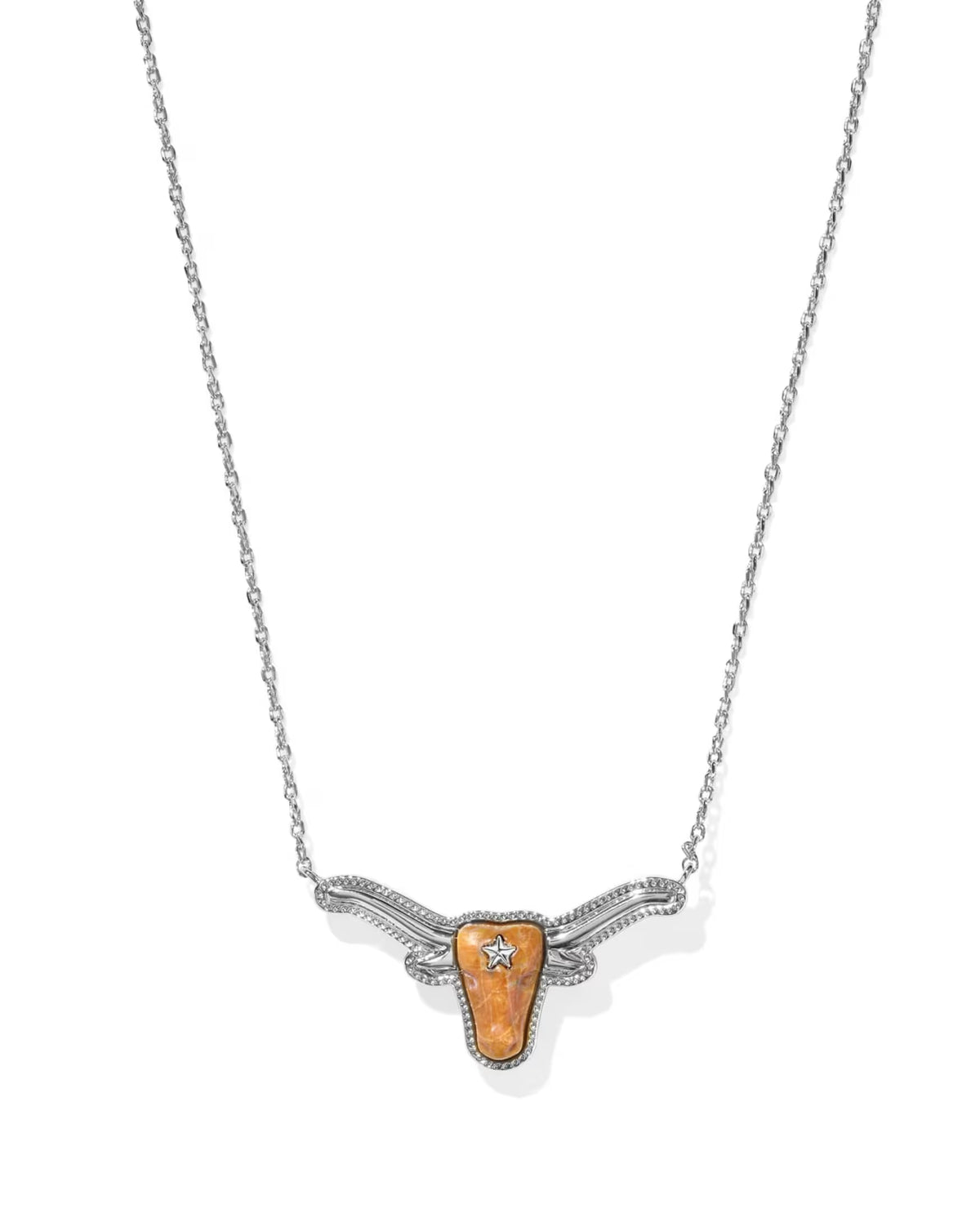 KS Longhorn Short Pendant Necklace