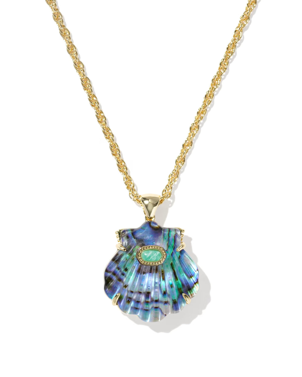 KS Lucia Shell Short Pendant Necklace