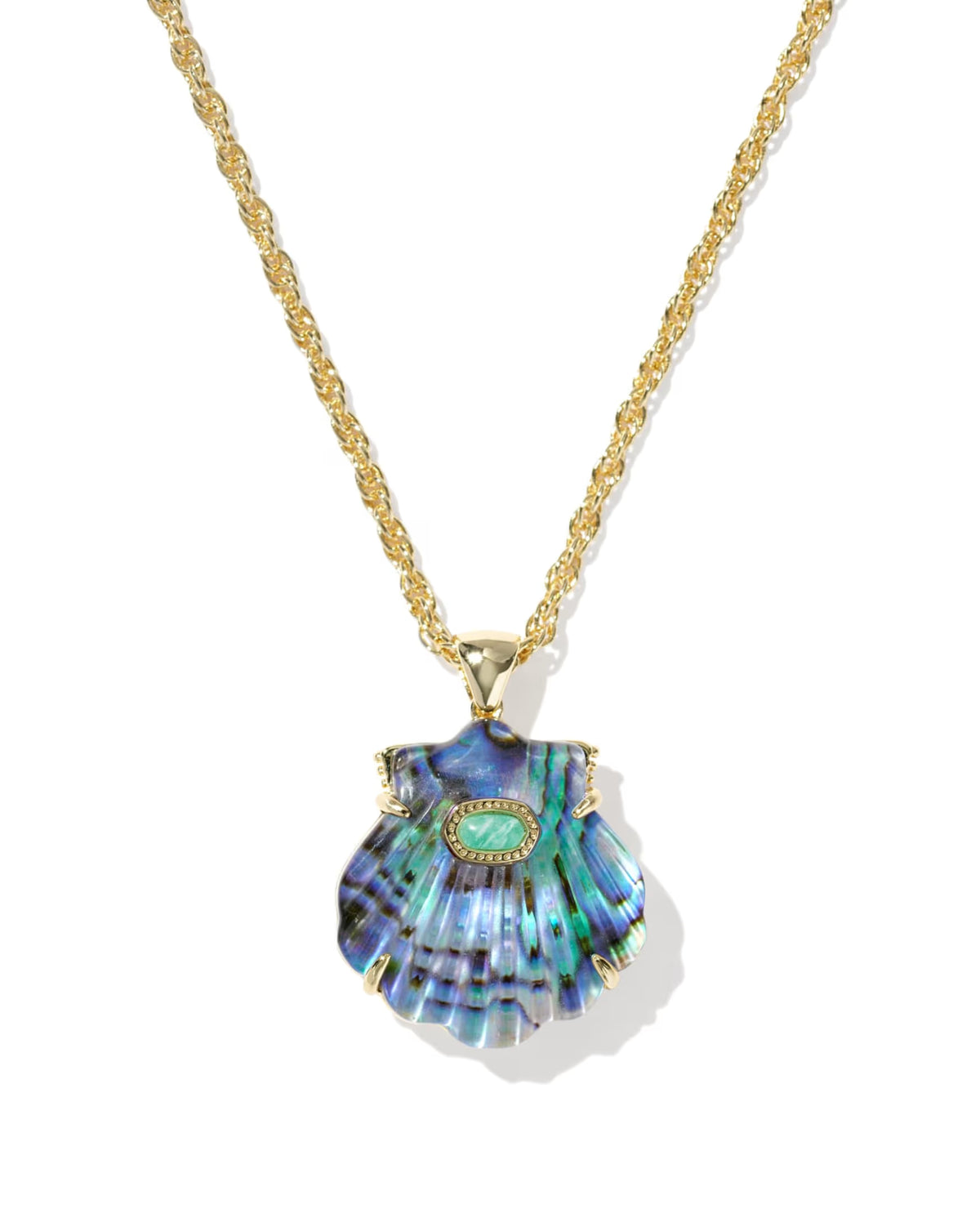 KS Lucia Shell Short Pendant Necklace