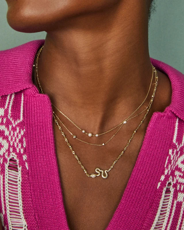 KS Lyle Snake Short Pendant Necklace