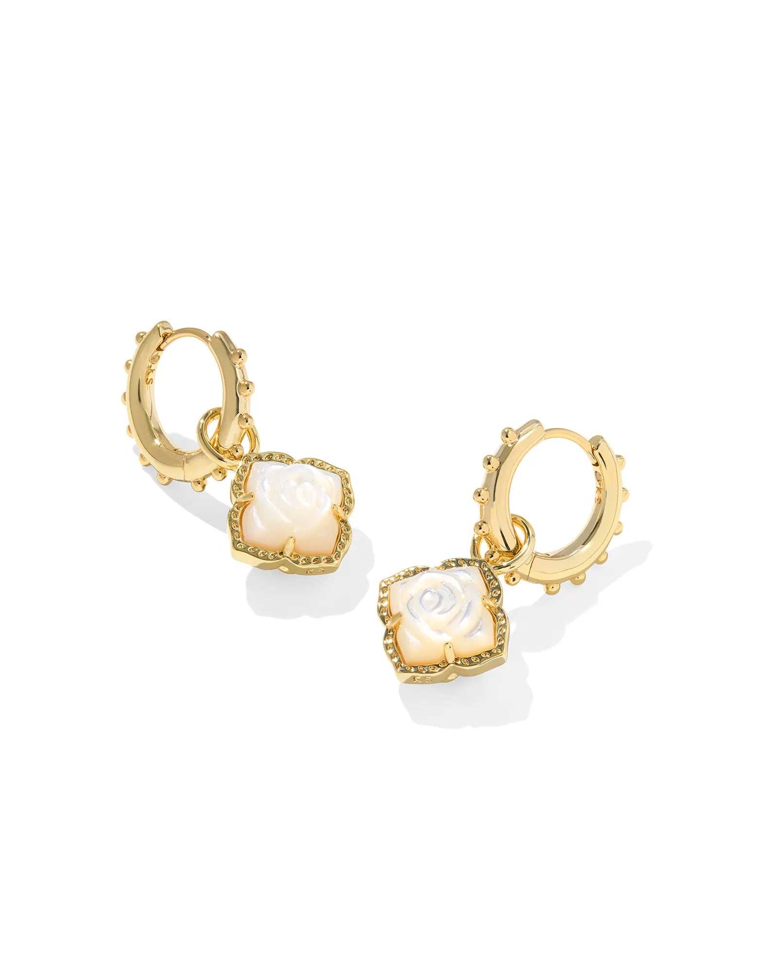 KS Mallory Rose Huggie Earrings