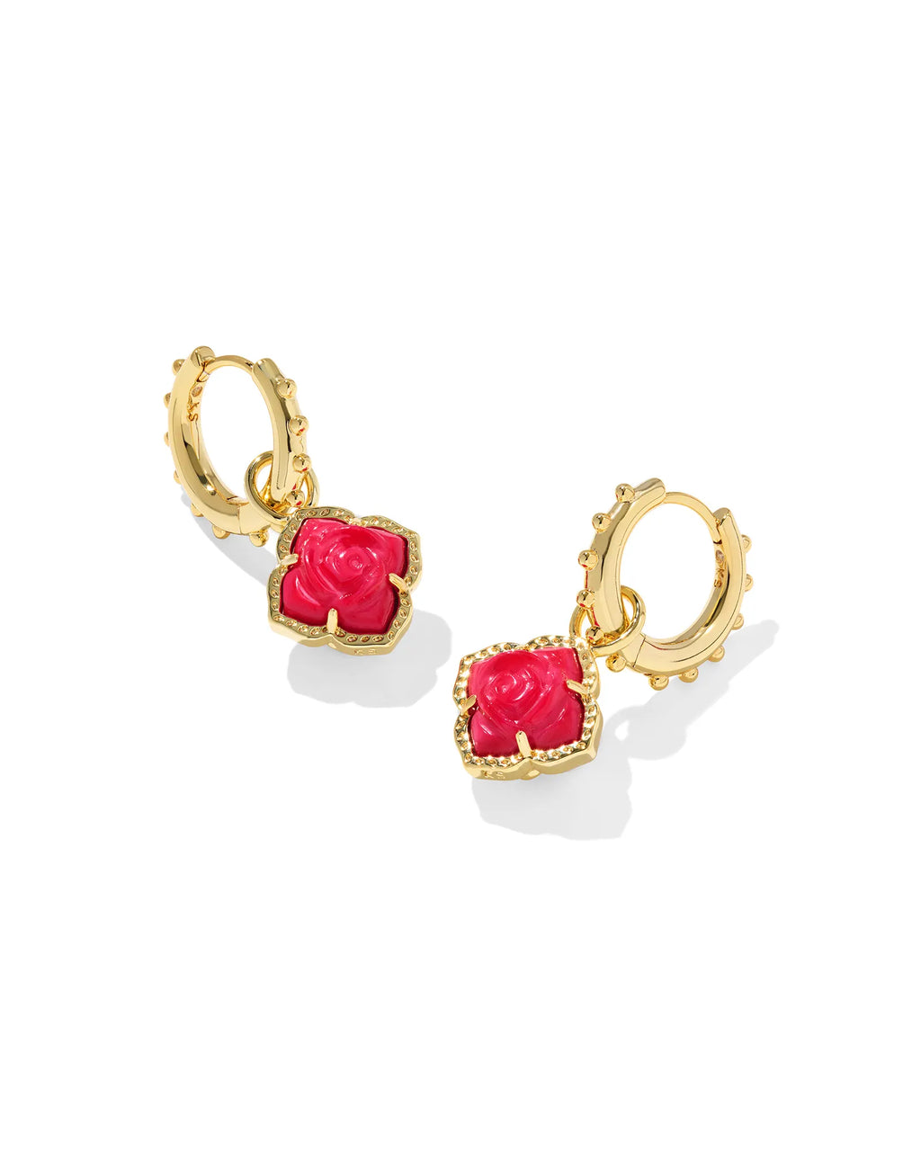 KS Mallory Rose Huggie Earrings