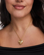 KS Mallory Rose Locket Short Pendant Necklace