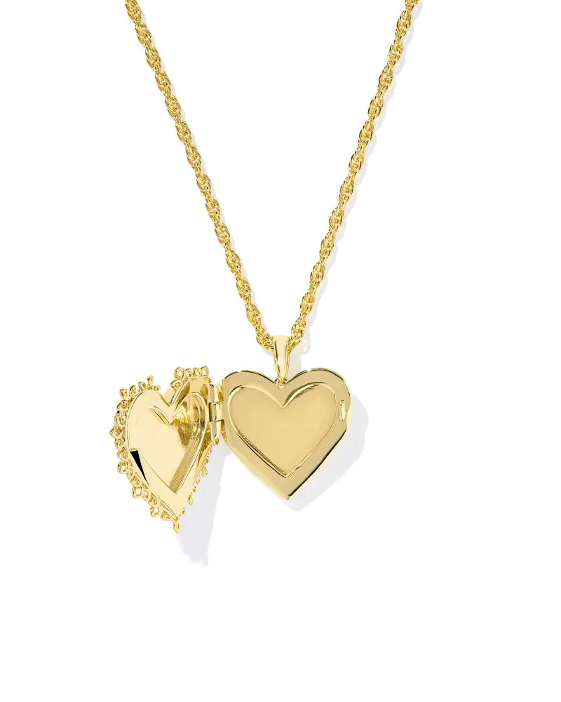 KS Mallory Rose Locket Short Pendant Necklace