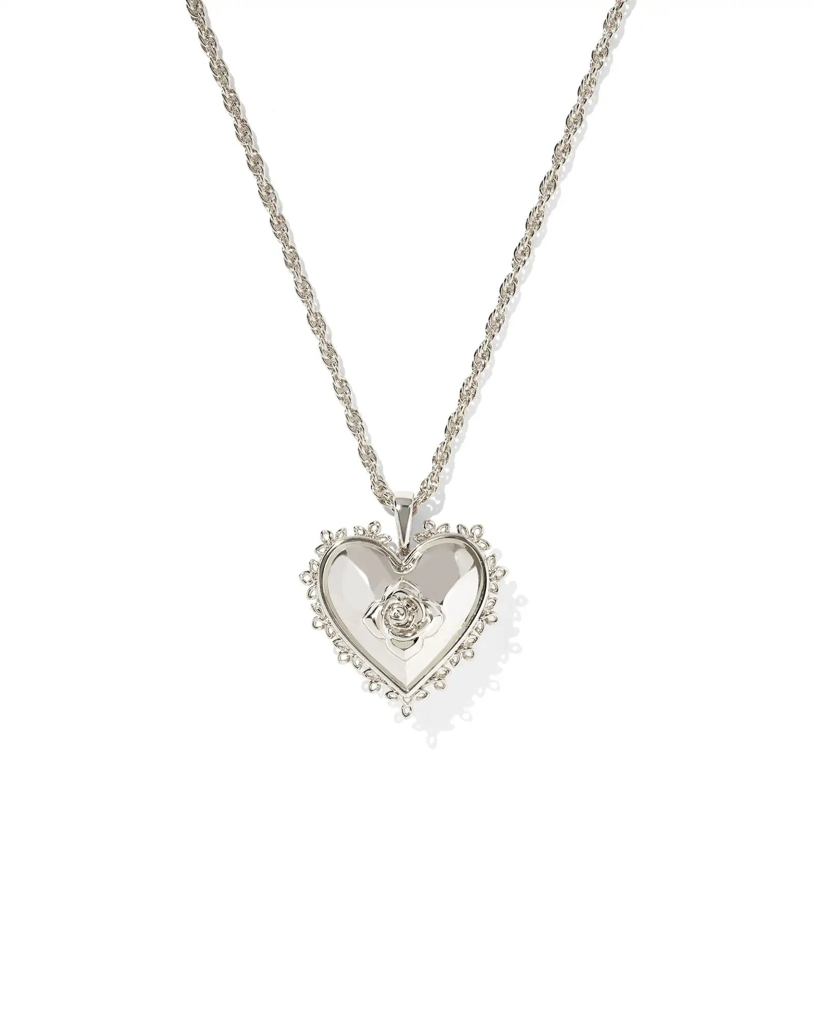 KS Mallory Rose Locket Short Pendant Necklace