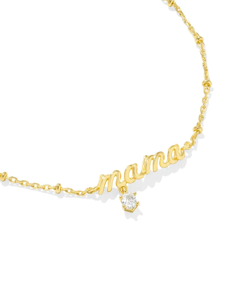 KS Mama Crystal Delicate Chain Bracelet