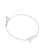KS Mama Crystal Delicate Chain Bracelet