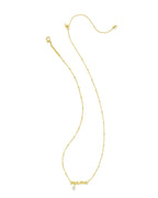 KS Mama Crystal Short Pendant Necklace