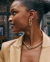 Load image into Gallery viewer, KS Maura Bamboo Hoop Earrings

