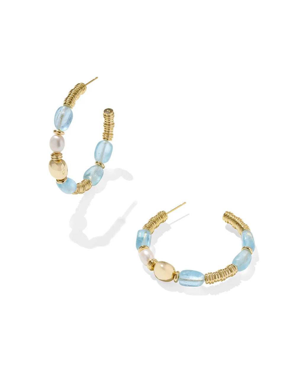 KS Melody Beaded Hoop Earrings