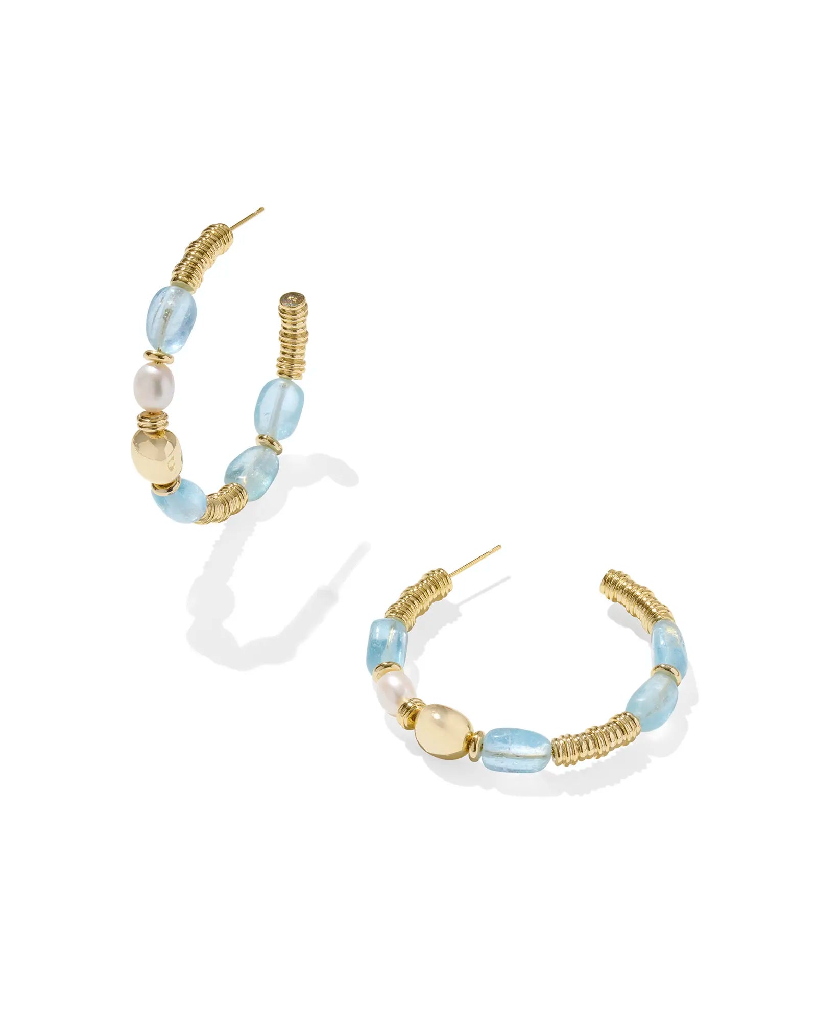 KS Melody Beaded Hoop Earrings