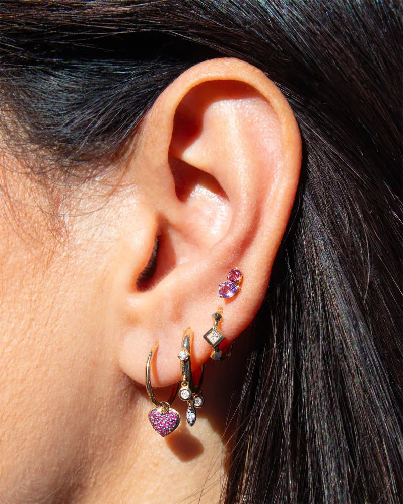 KS 14k Michelle Huggie Earring