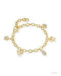 KS Mickey Minnie Charm Bracelet