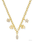 KS Mickey Minnie Charm Necklace