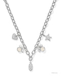 KS Mickey Minnie Charm Necklace