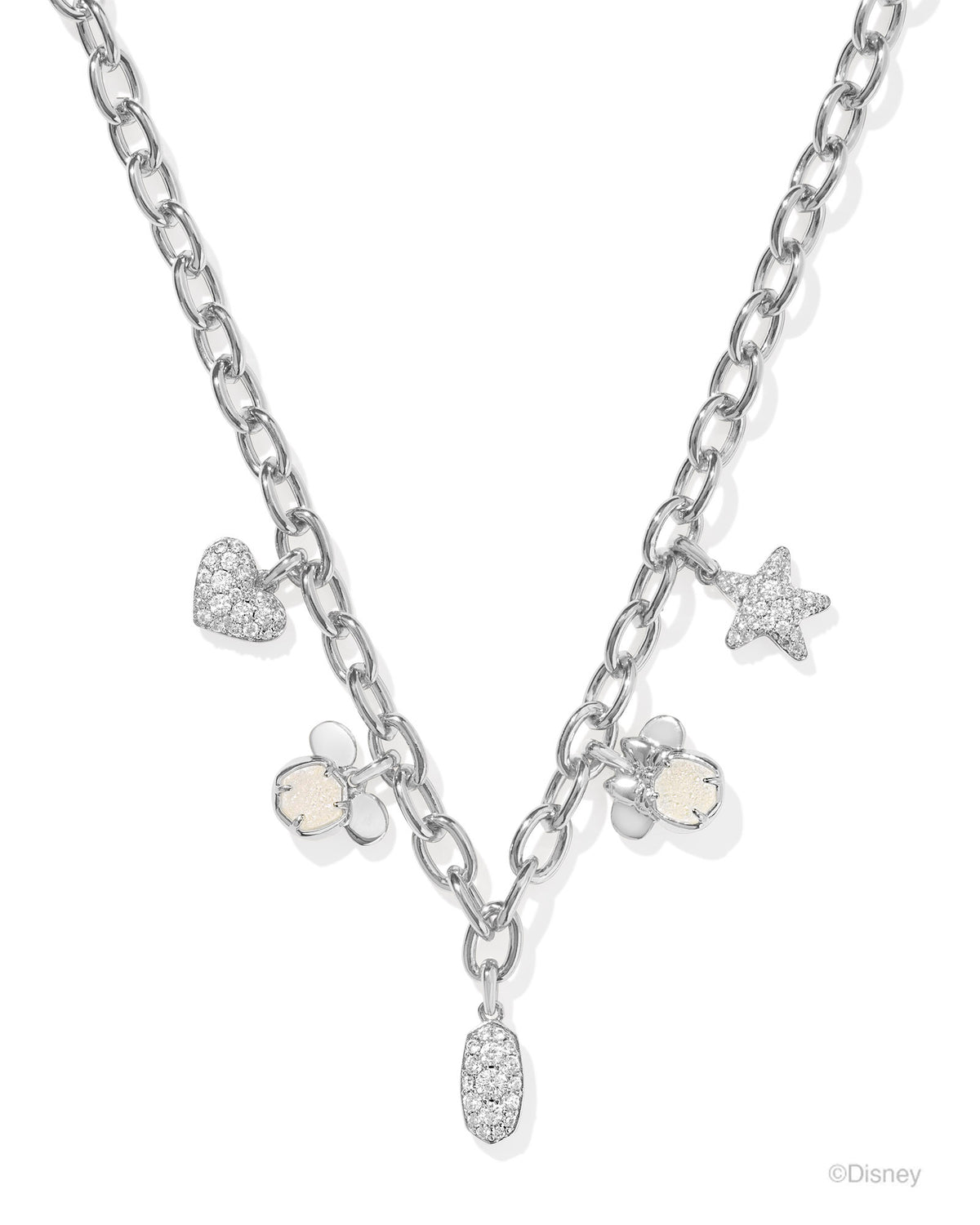 KS Mickey Minnie Charm Necklace