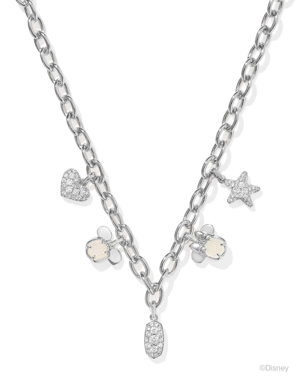 KS Mickey Minnie Charm Necklace