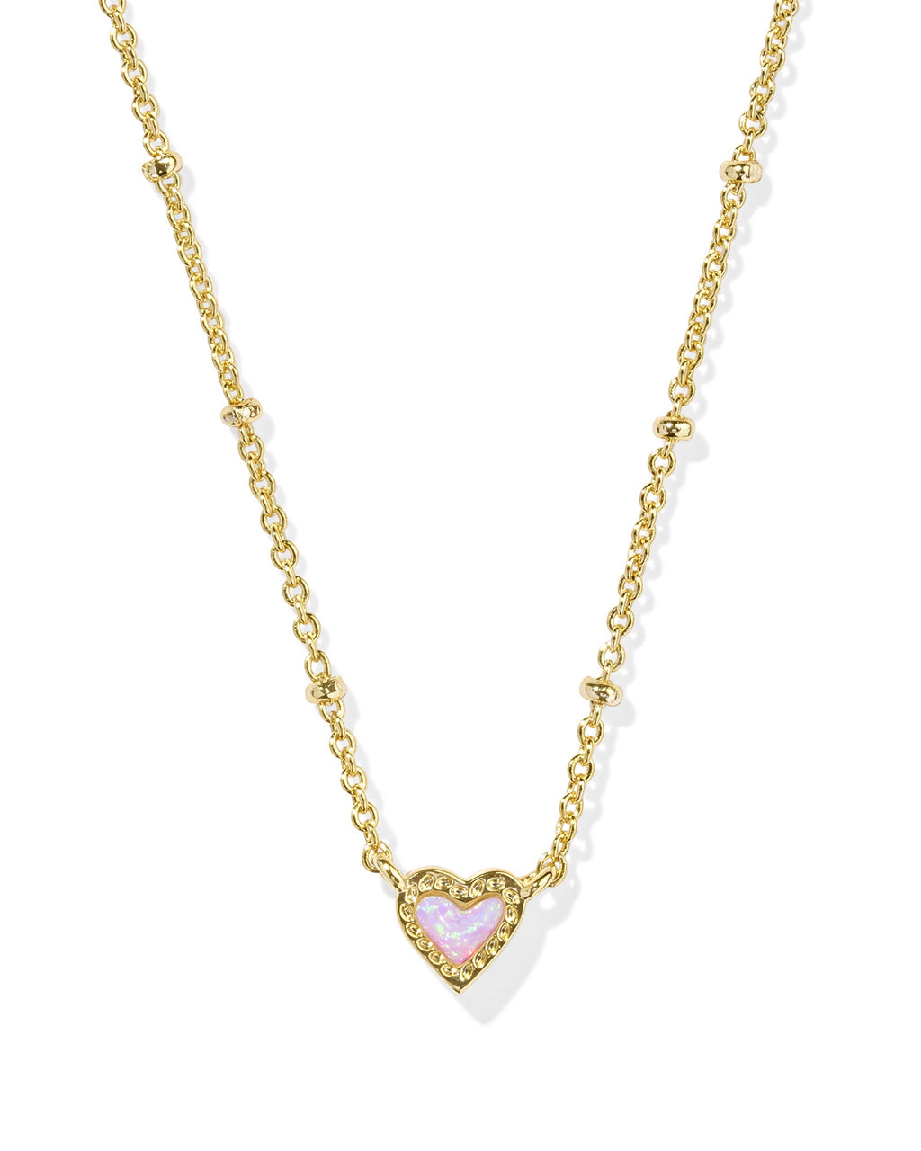 KS Mini Ari Heart Satellite Short Pendant Necklace