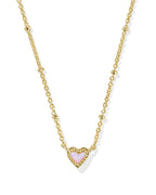 KS Mini Ari Heart Satellite Short Pendant Necklace