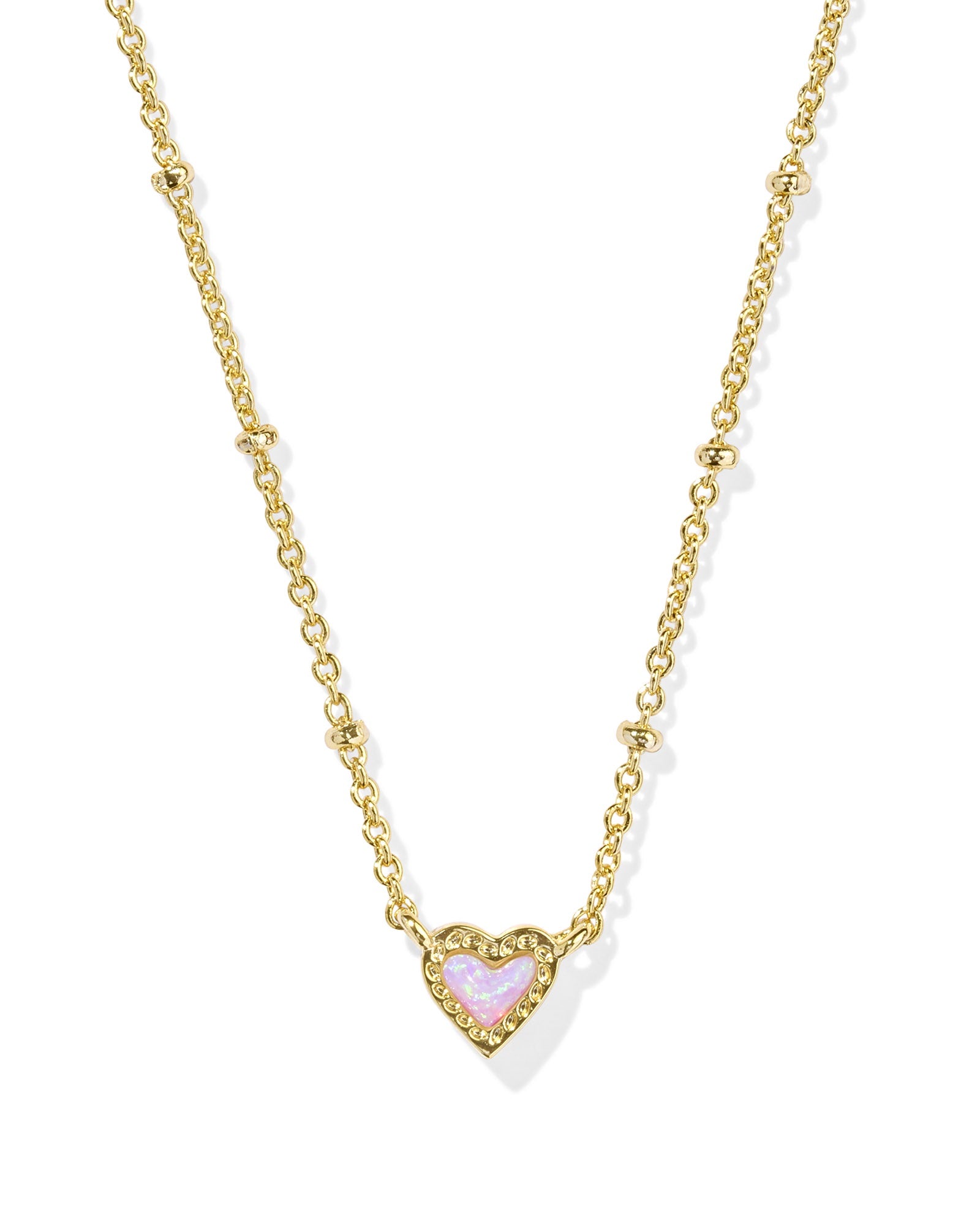 KS Mini Ari Heart Satellite Short Pendant Necklace