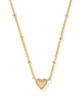 KS Mini Ari Heart Satellite Short Pendant Necklace