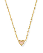 KS Mini Ari Heart Satellite Short Pendant Necklace