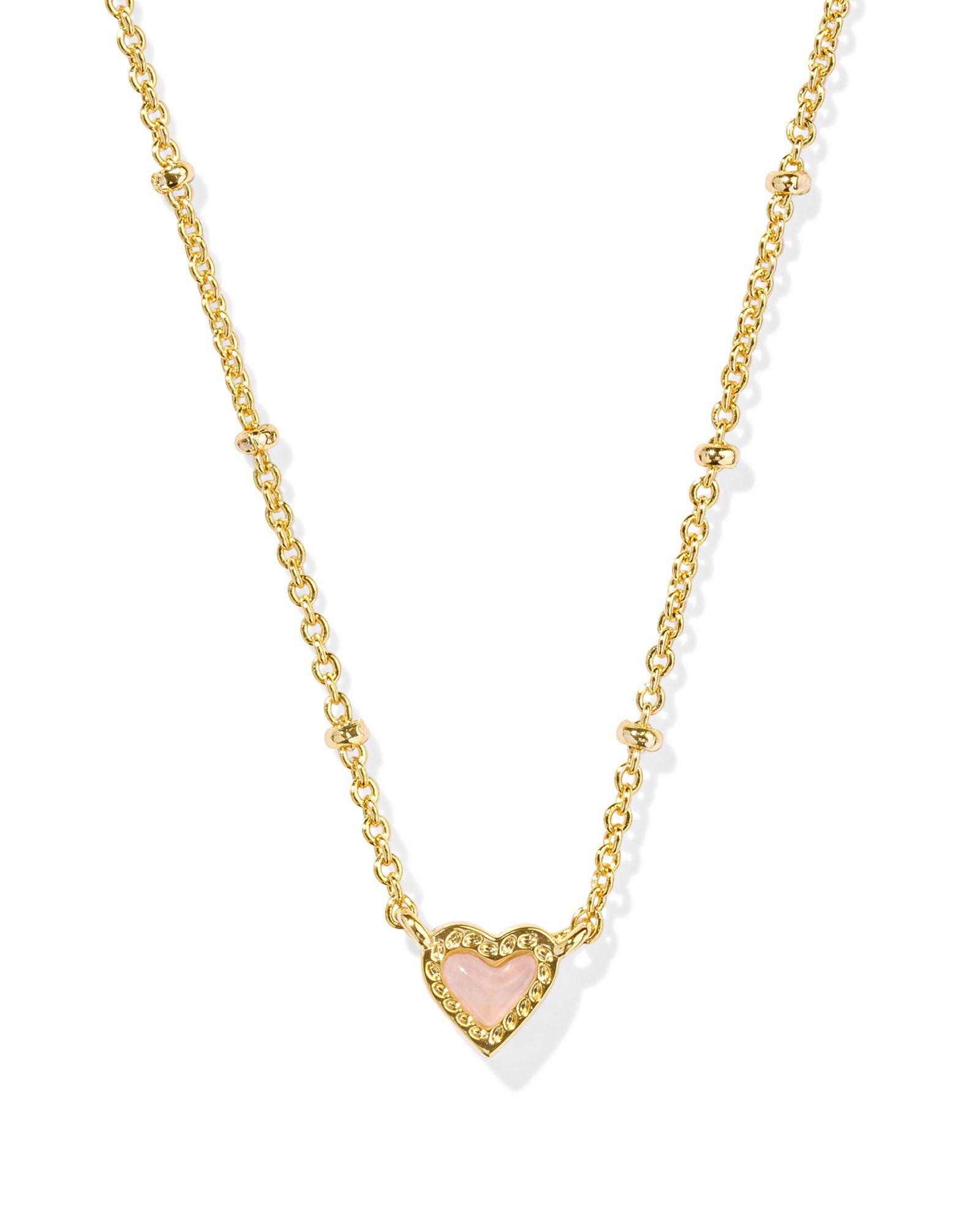 KS Mini Ari Heart Satellite Short Pendant Necklace