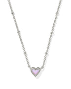 KS Mini Ari Heart Satellite Short Pendant Necklace