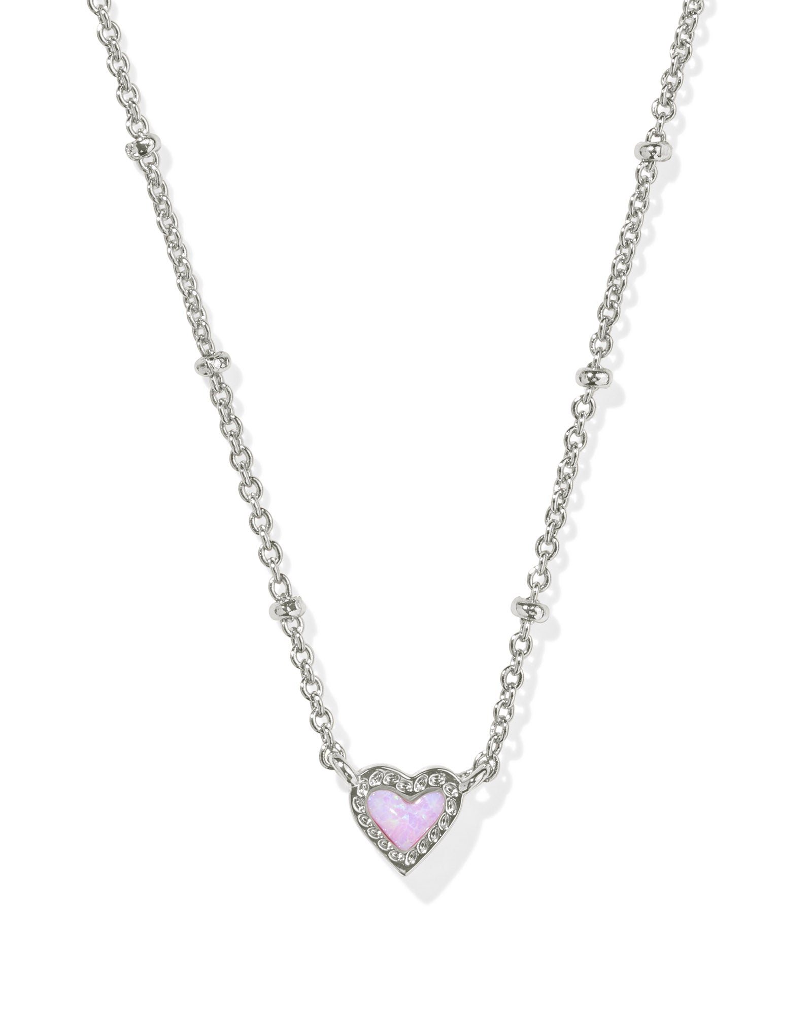 KS Mini Ari Heart Satellite Short Pendant Necklace