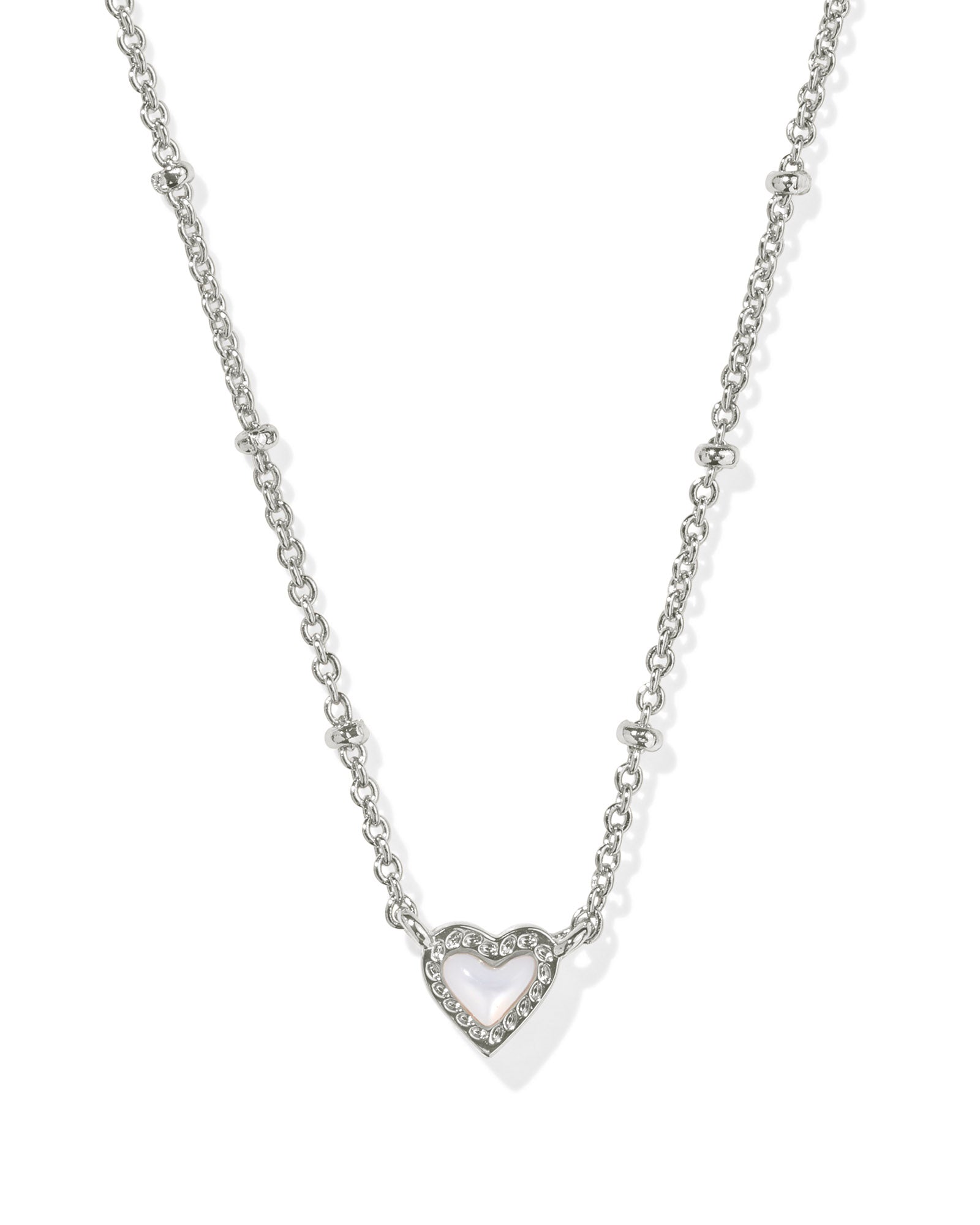 KS Mini Ari Heart Satellite Short Pendant Necklace
