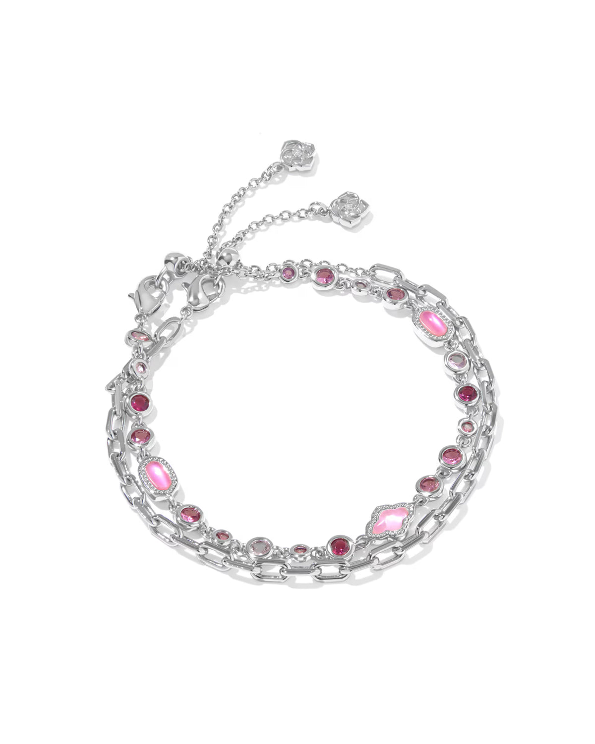 KS Mini Elisa Abbie Set of 2 Delicate Chain Bracelets