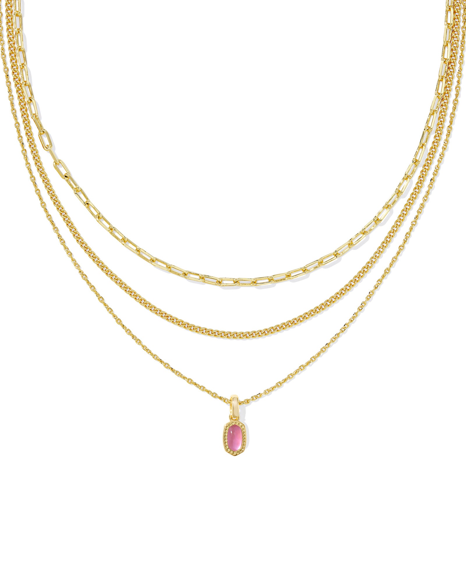 KS Mini Elisa Triple Strand Necklace