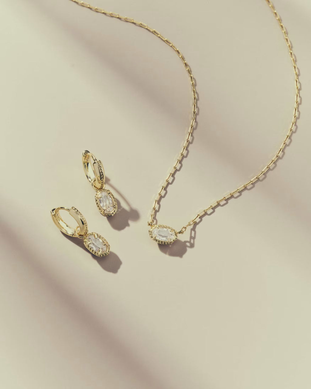 KS Mini Ellie Luxe Huggie Earrings