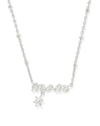 KS Mom Crystal Short Pendant Necklace