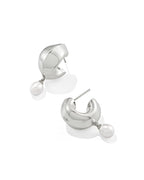 KS Oakland Pearl Huggie Earrings