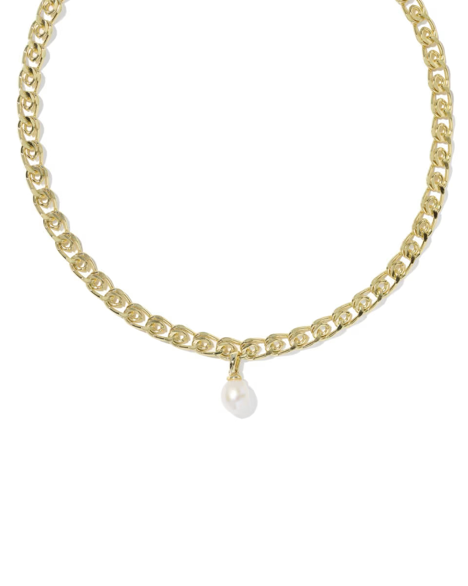 KS Oakland Pearl Short Pendant Necklace