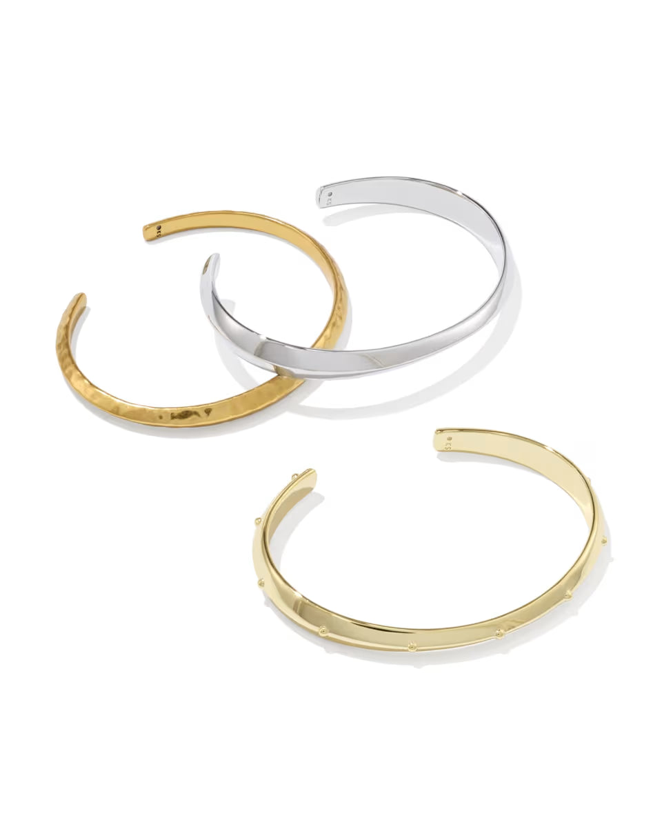 KS Oakland Set of 3 Cuff Bracelets