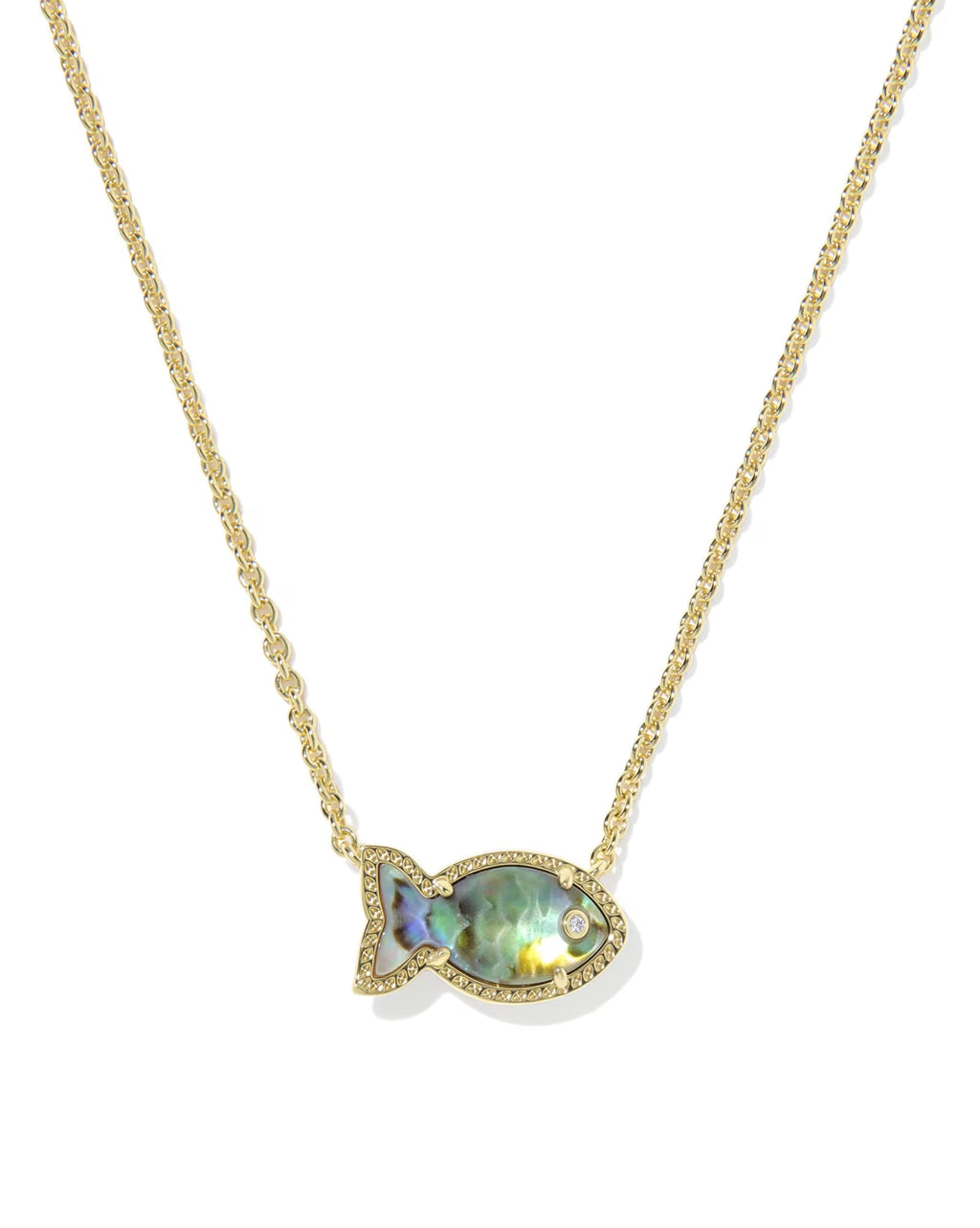 KS Parker Fish Short Pendant Necklace
