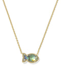 KS Parker Fish Short Pendant Necklace