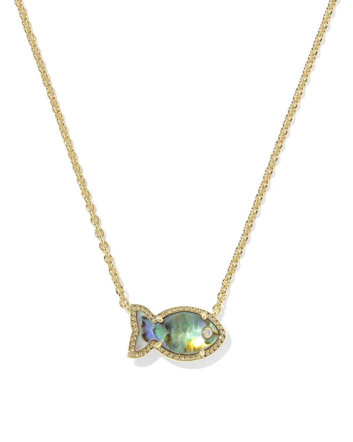 KS Parker Fish Short Pendant Necklace