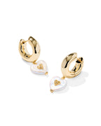 KS Sasha Heart Huggie Earrings