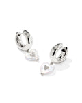 KS Sasha Heart Huggie Earrings